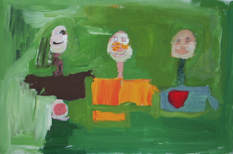 State of Being, painting by Peter Rowe. This was the first of two paintings done during the ‘Onsite’ program.